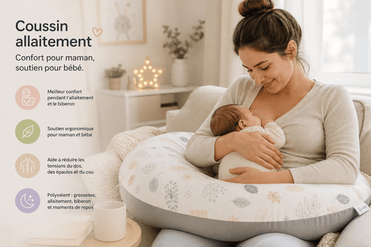 Coussin d’allaitement : comment bien le choisir ? - Bon-poupon