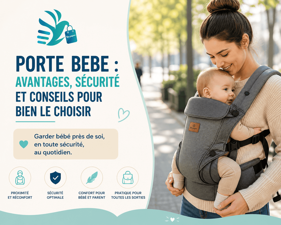 Porte bebe : comment choisir un porte bébé physiologique ? - Bon-poupon