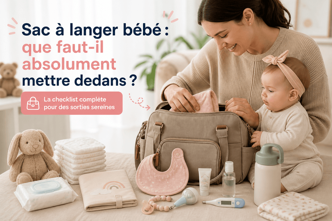 Sac a dos a langer : que mettre dedans pour sortir avec bébé ? - Bon-poupon