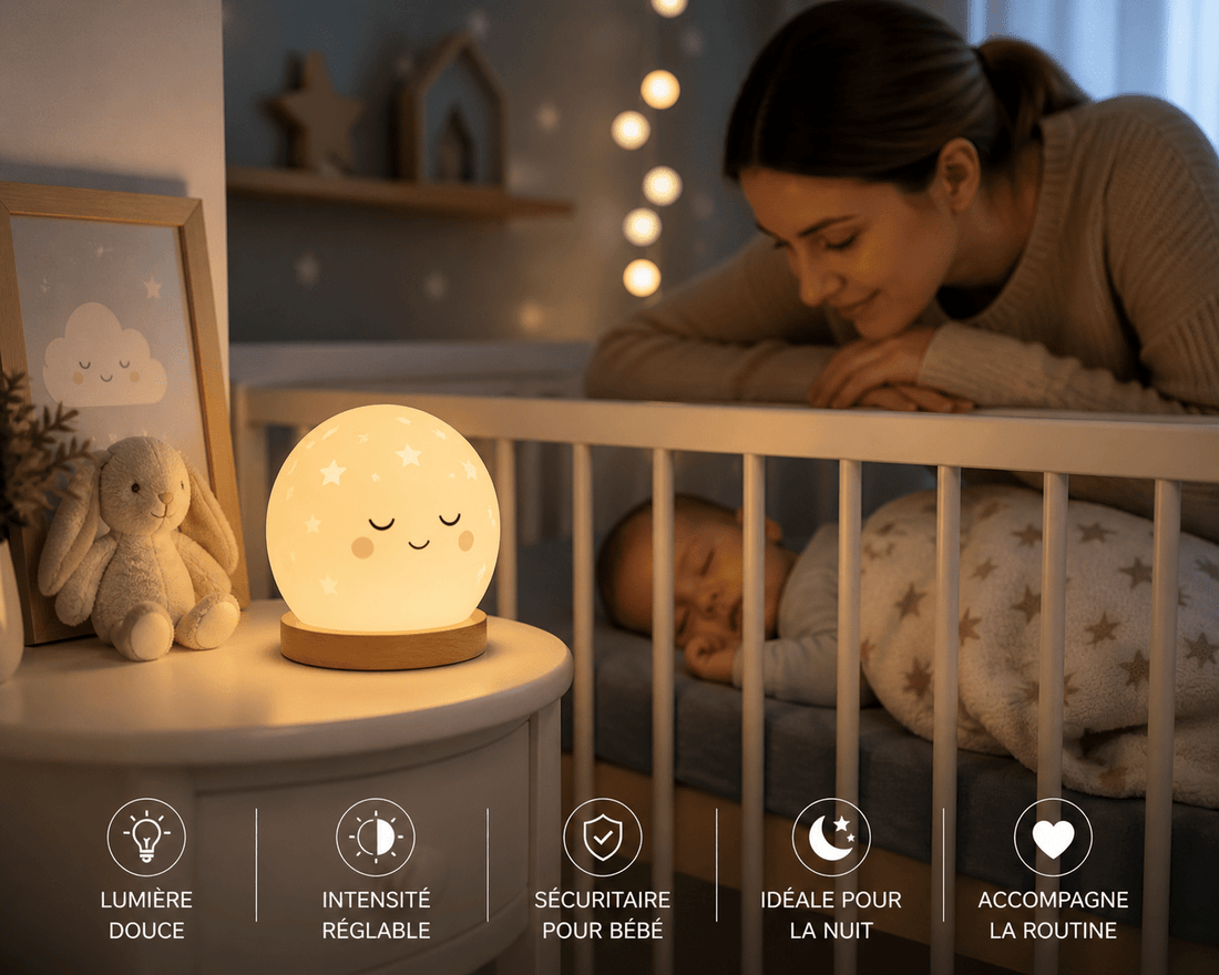 Veilleuse musicale pour bebe : comment bien la choisir ? - Bon-poupon